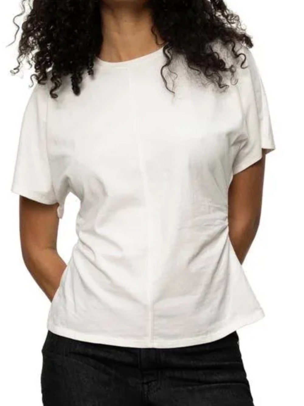 Sanctuary shirred waist dolman tee